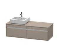 Duravit Duravit Meuble sous lavabo Ketho 140x55x42,6 cm, f AWT, 2 AZ, B L, bas. ma Quantité:1