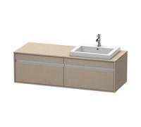 Duravit Duravit Meuble sous lavabo Ketho 140x55x42,6 cm, f EWT, 2 AZ, droite, sans poignées Quantité:1