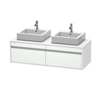Duravit Duravit Meuble sous lavabo Ketho 140x55x42,6 cm, pour AWT, 2 tiroirs, blanc mat Quantité:1
