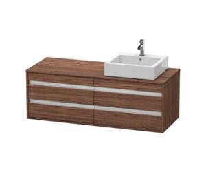 Duravit Duravit Meuble sous-lavabo Ketho 140x55x49,6 cm, f AWT, 4 tiroirs, B R, N foncé Quantité:1