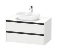 Duravit Duravit Meuble sous lavabo Ketho.2 100x55 cm, blanc mat, 1 découpe, suspendu Quantité:1