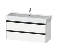 Duravit Duravit Meuble sous lavabo Ketho.2 118,4x46 cm, blanc mat, 2 tiroirs, suspendu Quantité:1