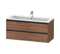 Duravit Duravit Meuble sous lavabo Ketho.2 121x48 cm, noyer naturel, 2 tiroirs, suspendu Quantité:1