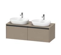 Duravit Duravit Meuble sous lavabo Ketho.2 140x55 cm, 2 tiroirs, suspendu, B double Quantité:1