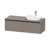 Duravit Duravit Meuble sous-lavabo Ketho.2 140x55 cm, Droit, Bas, 2 tiroirs, suspendu Quantité:1
