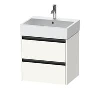 Duravit Duravit Meuble sous lavabo Ketho.2 58,4x46 cm, blanc mat, 2 tiroirs, suspendu Quantité:1