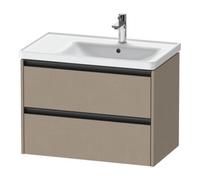 Duravit Duravit Meuble sous-lavabo Ketho.2 78,4x45,5x54,9 cm, avec évier à droite, laqué Quantité:1