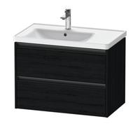 Duravit Duravit Meuble sous-lavabo Ketho.2 78,4x45,5x54,9 cm, avec siphon à gauche, blanc œuf Quantité:1