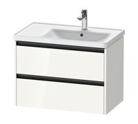 Duravit Duravit Meuble sous-lavabo Ketho.2 78,4x45,5x54,9 cm, avec trou robinet, blanc brillant Quantité:1