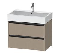 Duravit Ketho.2 bâti-support de lavabo suspendu, 2 tiroirs, 784x440x460mm, pour Vero Air 235080, K25277075750000, Couleur: Décor en lin