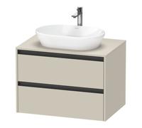 Duravit Duravit Meuble sous-lavabo Ketho.2 80x55cm, T m, Pl m 1 découpe, suspendu Quantité:1