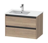 Duravit Duravit Meuble sous-lavabo Ketho.2 81x48x54,9 cm, avec siphon à gauche, marbre œuf Quantité:1