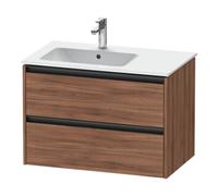 Duravit Duravit Meuble sous-lavabo Ketho.2 81x48x54,9 cm, pour lavabo avec siphon à gauche, noyer naturel Quantité:1