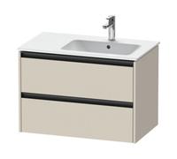 Duravit Duravit Meuble sous-lavabo Ketho.2 81x48x54,9cm, p/ LV c/ cuve droite, Tau mat Quantité:1