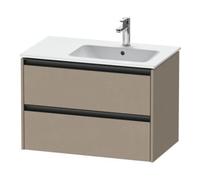 Duravit Duravit Meuble sous lavabo Ketho.2 81x48x54,9cm, p/vasque c/bonnet, lin Quantité:1