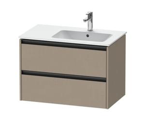 Duravit Duravit Meuble sous lavabo Ketho.2 81x48x54,9cm, p/vasque c/bonnet, lin Quantité:1