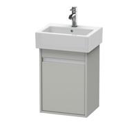 Duravit Duravit Meuble sous lavabo Ketho 40x32x55 cm, suspendu, T droit, béton gris mat Quantité:1
