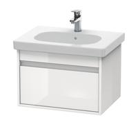 Duravit Duravit Meuble sous lavabo Ketho 60x45,5 cm, blanc brillant, 1 tiroir, suspendu Quantité:1