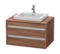 Duravit Duravit Meuble sous lavabo Ketho 80x55 cm, N Nat, pour lavabo encastré moyen, 2 tiroirs Quantité:1