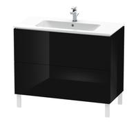 Duravit Duravit Meuble sous lavabo L-Cube 102x48,1 cm, blanc brillant, 2 tiroirs, sur pied Quantité:1