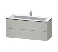 Duravit Meuble sous-vasque L-Cube LC624300707 122 x 48,1 cm gris béton mat, 2 tiroirs suspendu
