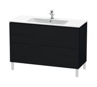 Duravit Duravit Meuble sous lavabo L-Cube 122x48,1 cm, blanc œuf, 2 tiroirs, sur pied Quantité:1