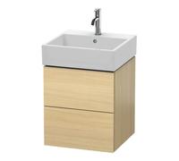 Duravit Duravit Meuble sous-lavabo L-Cube 48,4x45,9cm, méd. chêne, 2 tiroirs, suspendu Quantité:1