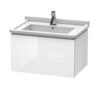 Duravit Duravit Meuble sous-lavabo L-Cube 67x46,9 cm, blanc brillant, 1 tiroir, mural Quantité:1
