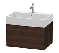 Duravit Bâti-support lavabo suspendu L-Cube LC617606969 1 tiroir 684×394×459 mm Noyer brossé