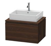 Duravit Duravit Meuble sous lavabo L-Cube 72x54,7 cm, noyer, pour console, 1 tiroir Quantité:1