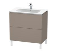 Duravit Duravit Meuble sous lavabo L-Cube 82x48,1 cm, blanc mat, 2 tiroirs, sur pied Quantité:1