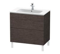 Duravit Duravit Meuble sous-lavabo L-Cube 82x48,1 cm, blanc œuf foncé, 2 tiroirs, vertical Quantité:1
