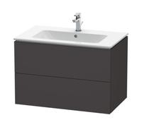 Duravit Duravit Meuble sous-lavabo L-Cube 82x48,1 cm, graphite mat, 2 tiroirs, suspendu Quantité:1