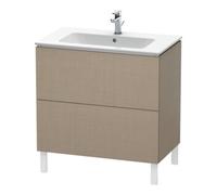 Duravit Duravit Meuble sous lavabo L-Cube 82x48,1 cm, lin, 2 tiroirs, sur pied Quantité:1
