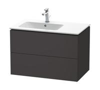 Duravit Duravit Meuble sous lavabo L-Cube 82x48,1x55 cm, 2 tiroirs, B gauche, graph mat Quantité:1