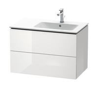 Duravit Duravit Meuble sous lavabo L-Cube 82x48,1x55 cm, 2 tiroirs, évier à droite, blanc brillant Quantité:1