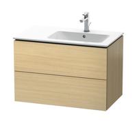 Duravit Duravit Meuble sous lavabo L-Cube 82x48,1x55 cm, 2 tiroirs, évier à droite, méd. œuf Quantité:1