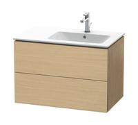 Duravit Duravit Meuble sous-lavabo L-Cube 82x48,1x55 cm, 2 tiroirs, évier droite, chêne naturel Quantité:1
