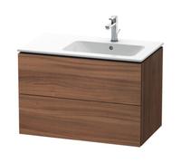 Duravit Duravit Meuble sous lavabo L-Cube 82x48,1x55 cm, 2 tiroirs, poignée droite, noyer naturel Quantité:1