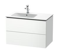 Duravit Duravit Meuble sous-lavabo L-Cube 82x48,1x55cm, 2 tiroirs, évier gauche, blanc mat Quantité:1