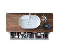 Duravit Duravit Meuble sous lavabo Luv 133,8x57x74,3 cm, 1 tiroir, 1 porte, st, No w m Quantité:1