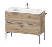 Duravit Duravit Meuble sous lavabo mural Sivida 101x59,2x47,7cm, 2 tiroirs, E Marm, G chr Quantité:1