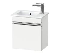 Duravit Sivida bâti-support pour lavabo, charnières à droite, poignée profilée chromée, 400x287x443mm, pour ME by Starck, SV4642R10180000, Couleur: Blanc Mat