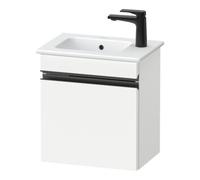 Duravit Duravit Meuble sous-lavabo mural Sivida 40x44,3x28,7 cm, porte, gauche, blanc mat, gris anthracite Quantité:1