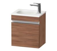 Duravit Sivida bâti-support pour lavabo, charnières à droite, poignée profilée chromée, 400x295x440mm, pour Sivida, SV4649R10790000, Couleur: Noyer mat