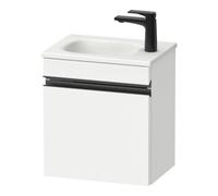 Duravit Duravit Meuble sous-lavabo mural Sivida 40x44x29,5 cm, porte, droite, blanc, mat, noir Quantité:1