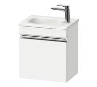 Duravit Duravit Meuble sous-lavabo mural Sivida 40x44x29,5cm, porte, gauche, blanc mat, chrome Quantité:1