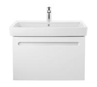 Duravit Duravit Meuble sous-lavabo No. 1 74x42,6x47,8cm, blanc mat, 1 tiroir, 1 compartiment, suspendu Quantité:1