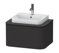 Duravit Duravit Meuble sous lavabo o. ES Happy D.2 Plus 35,4x65 cm, 1 tiroir, graphite super mat Quantité:1