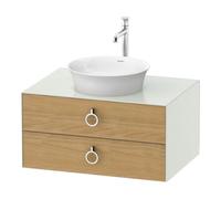 Duravit Duravit Meuble sous-lavabo o. ES White Tulip 40,8x80x55, 2 SBK, avec G, E N w s-mat Quantité:1